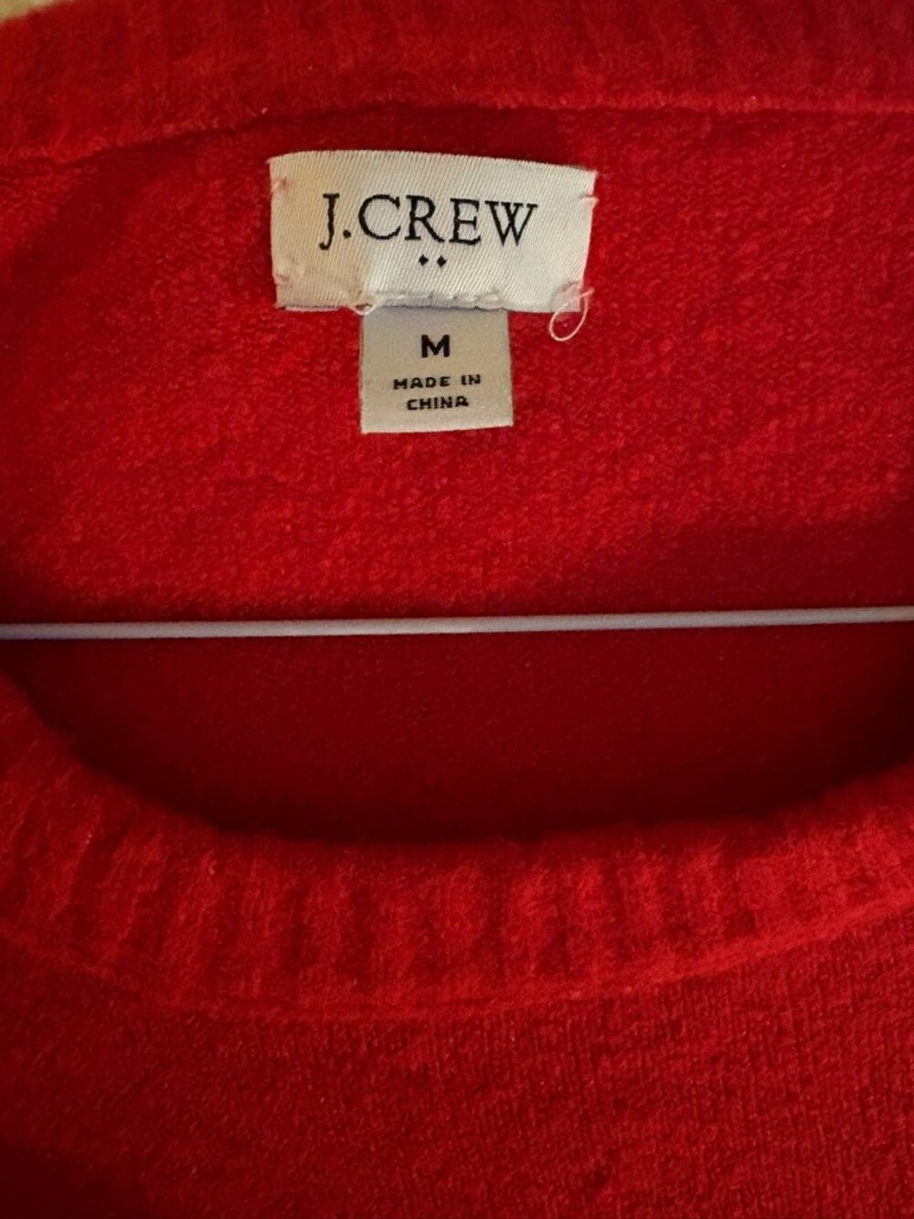 J Crew Red Sweater - Picture 3 of 6